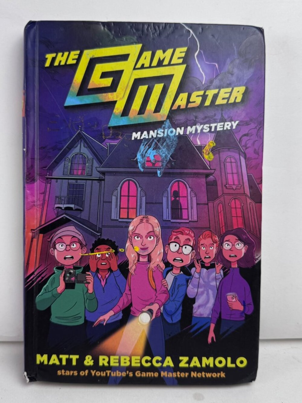 The Game Master Mansion Mystery Matt & Rebecca Zamolo Hardcover Book Novel